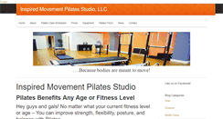 Desktop Screenshot of imovepilates.com