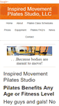 Mobile Screenshot of imovepilates.com